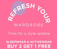 Zivame Fresh Your Wardrobe sale  Buy 2 Get 1 Free On Everything Bra Activewear, Panty 