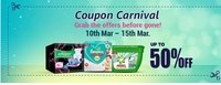 Amazon Coupon Carnival 10th - 15th March : Save Extra On 9 Lakh + Products