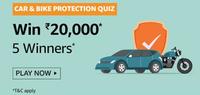 Car & Bike Protection Quiz Win ₹20000 (5 winners)
