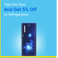 Play the Quiz And Get 5% Off on Refrigerators