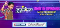 Flipkart Electronics sale  (16th-20th March)  Big savings up to 80 % off + 10% HDFC Off