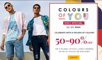 Ajio Colour of You Sale Upto 50-90% Off (11th To 15th March)