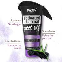 WOW Skin Science Activated Charcoal Face Mask - Peel Off - No Parabens & Mineral Oils - 100 ml

