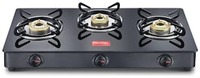 Prestige Magic 3 Burner Regular Black Gas Stove , ISI Certified