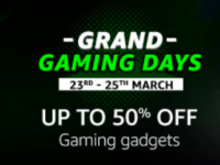 Grand Gaming Days Upto 50% Off on Gaming Gadgets (23rd - 25th March)
