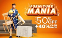 Pepperfry Furniture Mania Sale Upto 50% Off + 40% Cashback