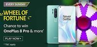 Amazon Wheel Of Fortune Wheel Of Fortune Chance to win OnePlus 8 Pro and More