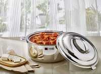 Butterfly Stainless Steel Elite Insulated Casserole Hot Box, 3.5 litres, Silver