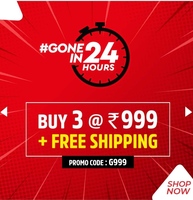Brand Factory Gone in 24 Hours Sale Buy 3 at 999 + Free Shipping 
