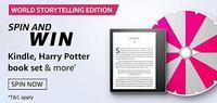Amazon World Storytelling Edition Spin And Win Kindle, Harry Potter book set & more