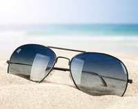 Beardo DON Aviators-Midnight Blue UV-Pro Sunglasses @ 1014