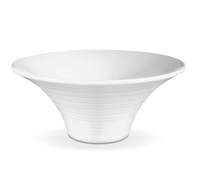 MILTON Round Ivory Melamine Bowl, White, 2440 ml