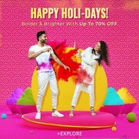 Myntra Happy Holidays Sale Upto 70% Off On Clothing And Accessories