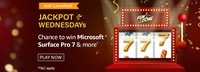 Amazon JACKPOT WEDNESDAYS Chance to win Microsoft Surface Pro 7 & more