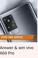 Amazon Funzone Vivo X60 Series Quiz Answer And Win Vivo X60 Pro Smartphone (2 Winners)