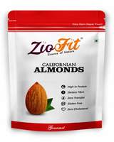 Ziofit Californian Almonds, 500g (Buy 1 Get 1 Free)