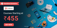 Desidime Exclusive- Courses on Udemy starting from Rs. 455