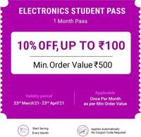 Electronics Monthly pass - 1 Months  (E-Mail Delivery Only) @ ₹10