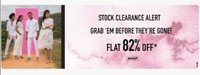 Ajio Flat 82% Off On Top Brands Clothing On Order Above ₹1490