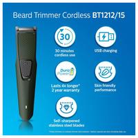 [Lowest Price] Philips BT1212/15 Beard & Hair Trimmer For Men (Green)