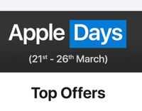  Flipkart Apple Days [21th - 26th March ] - Get Up to 6000 Off on HDFC Cards & More Offers 