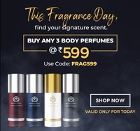 Few Hours Left - The Man Company Mystery Deal Buy Any 3 Fragrance