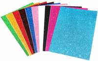 DSR A4 Glitter Foam Sheet Sparkles 2 mm Thick 10 Different Color, for Art & Craft (Non Adhesive) upto 82% off starting@ ₹ 179