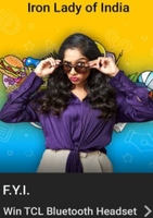 FYI For Your information Iron Lady Of India 