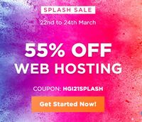 Last Day - Hostgator Holi Spalsh Sale - Get 55% Off on Web Hosting