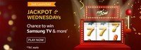 Amazon JACKPOT WEDNESDAYS Chance to win Samsung TV & more