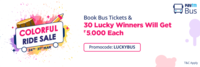Paytm Bus Booking | Holi Offer | Colorful Ride Sale 24th - 31st March | Lucky 30 Winners