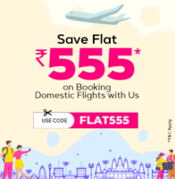 Flat 555₹ Discount on Domestic Flight Booking on EaseMytrip (No Min Booking Required)