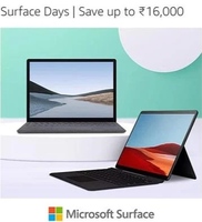 Last Day Surface Days - Save Up To ₹16,000 on Laptops
