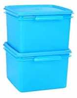 Signoraware Big Container Set, 1.85 litres, Set of 2, Turkish Blue