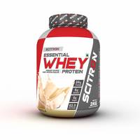 Scitron Essential Whey Protein (24g Protein, 5g BCAAs, 0g Sugar, 62.5 Servings,Whey Protein Isolate, Digezyme, Post Workout) - 4.4 lbs (2 kg) (Vanilla)