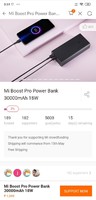 Mi Crowdfunding - Mi Boost Pro Power Bank 30000mAh 18W