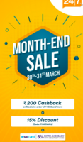  Apollo 24x7 - Get Rs.200 Cashback + Extra 15 % Off On Rs.1000 Or Above Medicine Orders