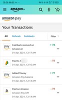 Amazon : Add Rs 1 Using UPI & Get Send / Scan & Win Upto 125 Cashback