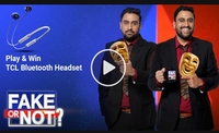 Flipkart Video Presents Fake or Not - 2nd April - Win TCL Bluetooth Headset, supercoins