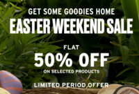 The Body Shop Easter Weekend Sale Flat 50% Off On Selected Product 