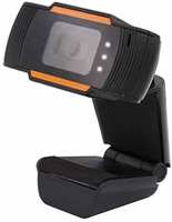 Zebronics Zeb-Crisp Pro Web Camera (HD) with 5P Lens,Built-in Microphone,Auto White Vision,Night Vision and Manual Switch for LED (Black)