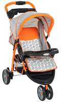 Toyzone Unique Tri Stroller, Orange