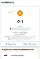 Bug: Send 30 Get 40 Cashback On Amazon  ( Add Rs.1 Activate Offer Up to 125 Cashback) ( Account Specific)