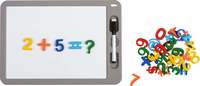 HABA Magnetic Kids Number Learning Toy (Mathematics with Magnetic Board, Multicolor | Mathematics