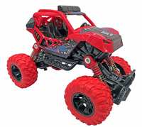 Popsugar Pull Back Rock Crawler Monster Truck with Rubber Wheels for Kids | Spring Shock Absorber Suspension System