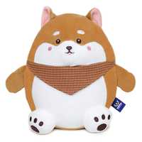 Webby Soft Animal Plush Dog Toy, Multicolor 30cm