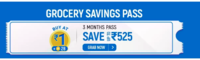 Grocery Savings Passes @ ₹1