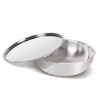 Milton Pro Cook Triply Stainless Steel Tasla with Lid, 28 cm / 4.6 Litre