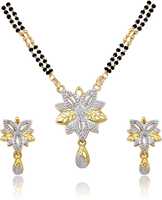 Alloy Gold-plated Jewel Set  (Multicolor)