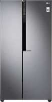 LG 679 L Frost Free Side by Side Refrigerator with With Multi Air Flow (Dark Graphite Steel, GC-B247KQDV